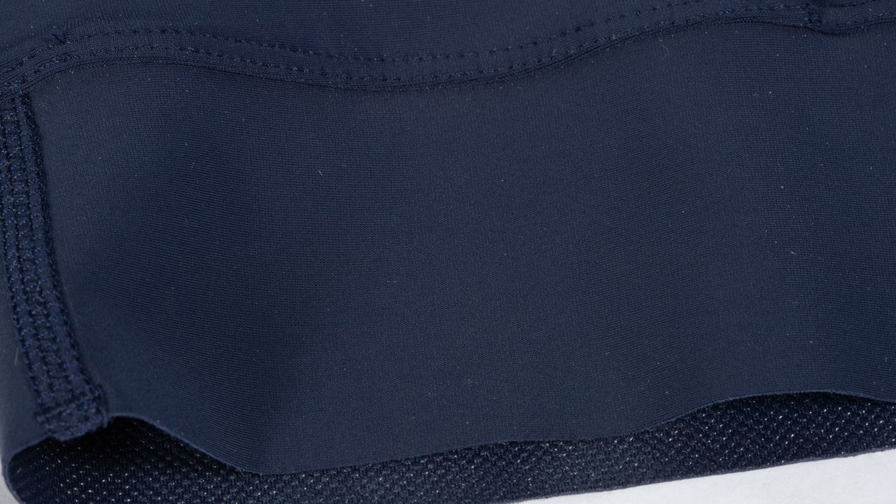 Trek Circuit Cycling Bib Short raw edge leg cuff detail