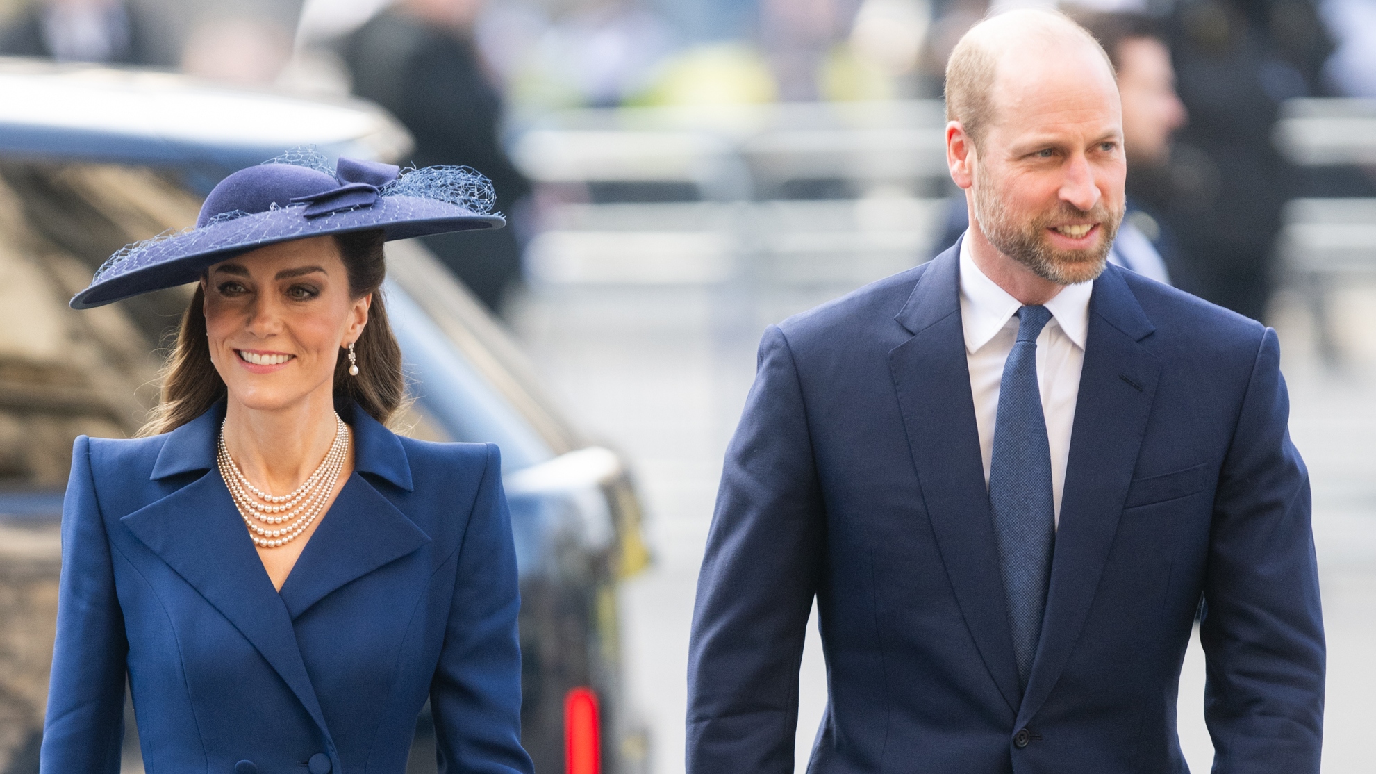 Catherine, Princess of Wales and Prince William, Prince of Wales attend the Commonwealth Day Service at Westminster Abbey