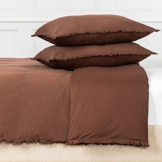 Hendricks Chocolate Cotton Duvet Cover