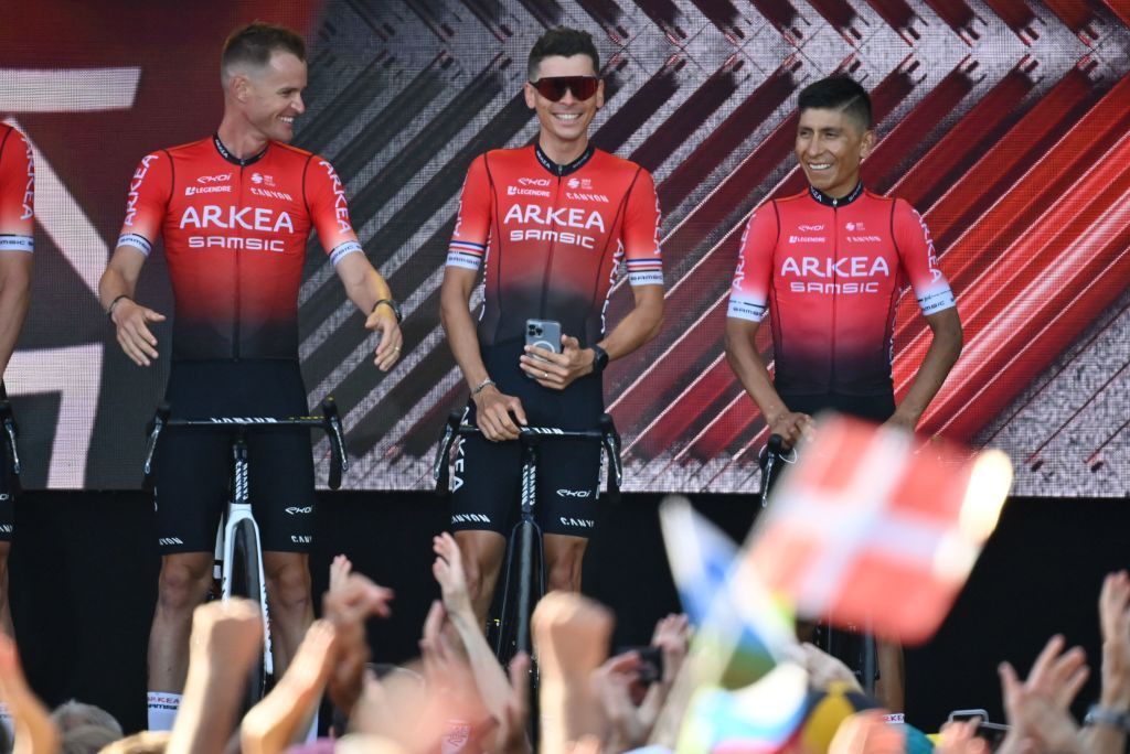 Illustration shows the team presentation ahead of the 109th edition of the Tour de France cycling race in Copenhagen Denmark Wednesday 29 June 2022 This years Tour de France takes place from 01 to 24 July 2022 and starts with three stages in DenmarkBELGA PHOTO DAVID STOCKMAN Photo by DAVID STOCKMAN BELGA MAG Belga via AFP Photo by DAVID STOCKMANBELGA MAGAFP via Getty Images