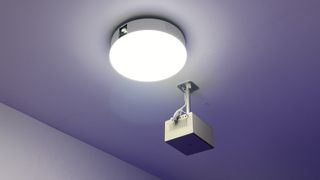XGIMI Aladdin ceiling projector in lamp mode