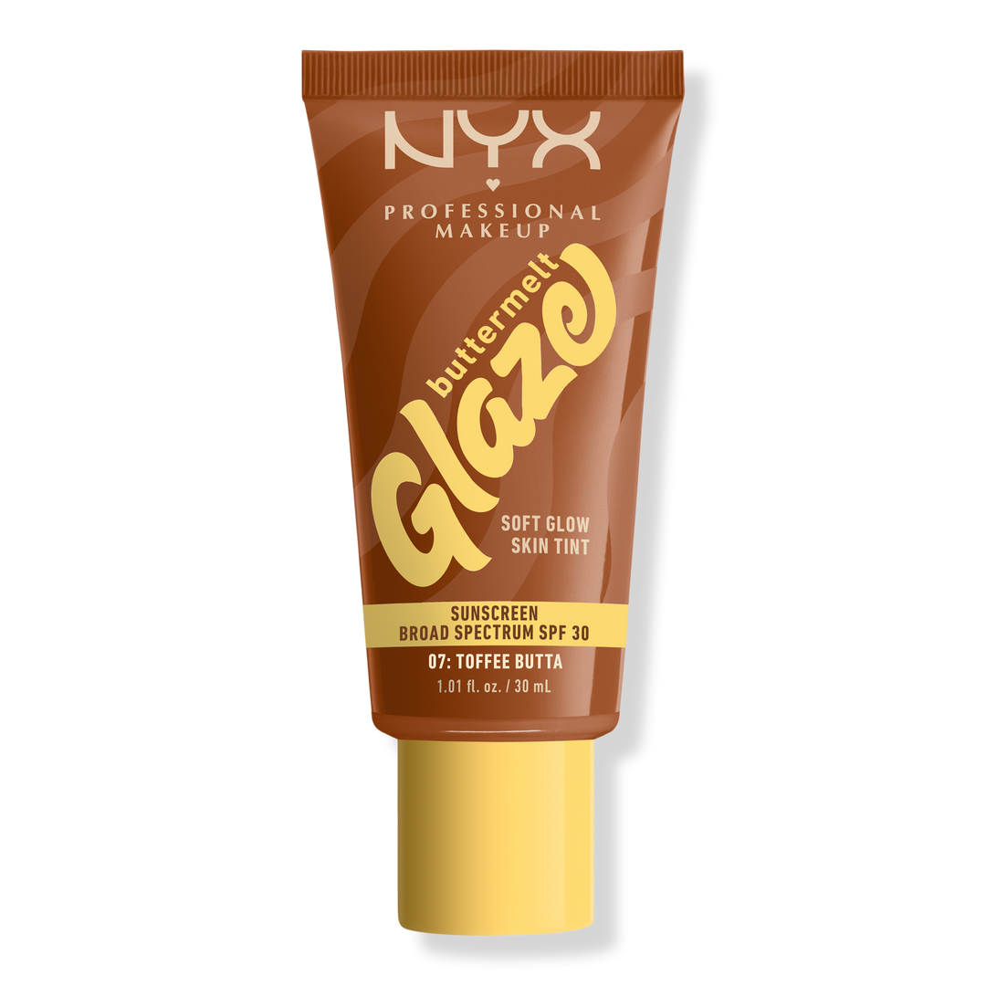 Nyx Professional Makeup Buttermelt Glaze Tinted Moisturizer, Spf 30, Whipped Butta, 1.01 Fl Oz