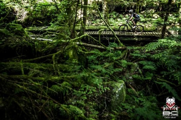 Mannie Heymens in the &ldquo;jungle&rdquo; of squamish.