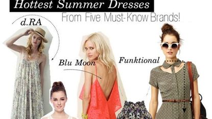 chic summer dresses from five up and coming designers