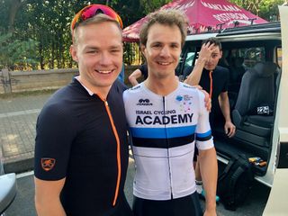 Estonian sprinters Martin Laas (Team Illuminate) and Mihkel Raim (Israel Cycling Academy) are also flatmates in Girona