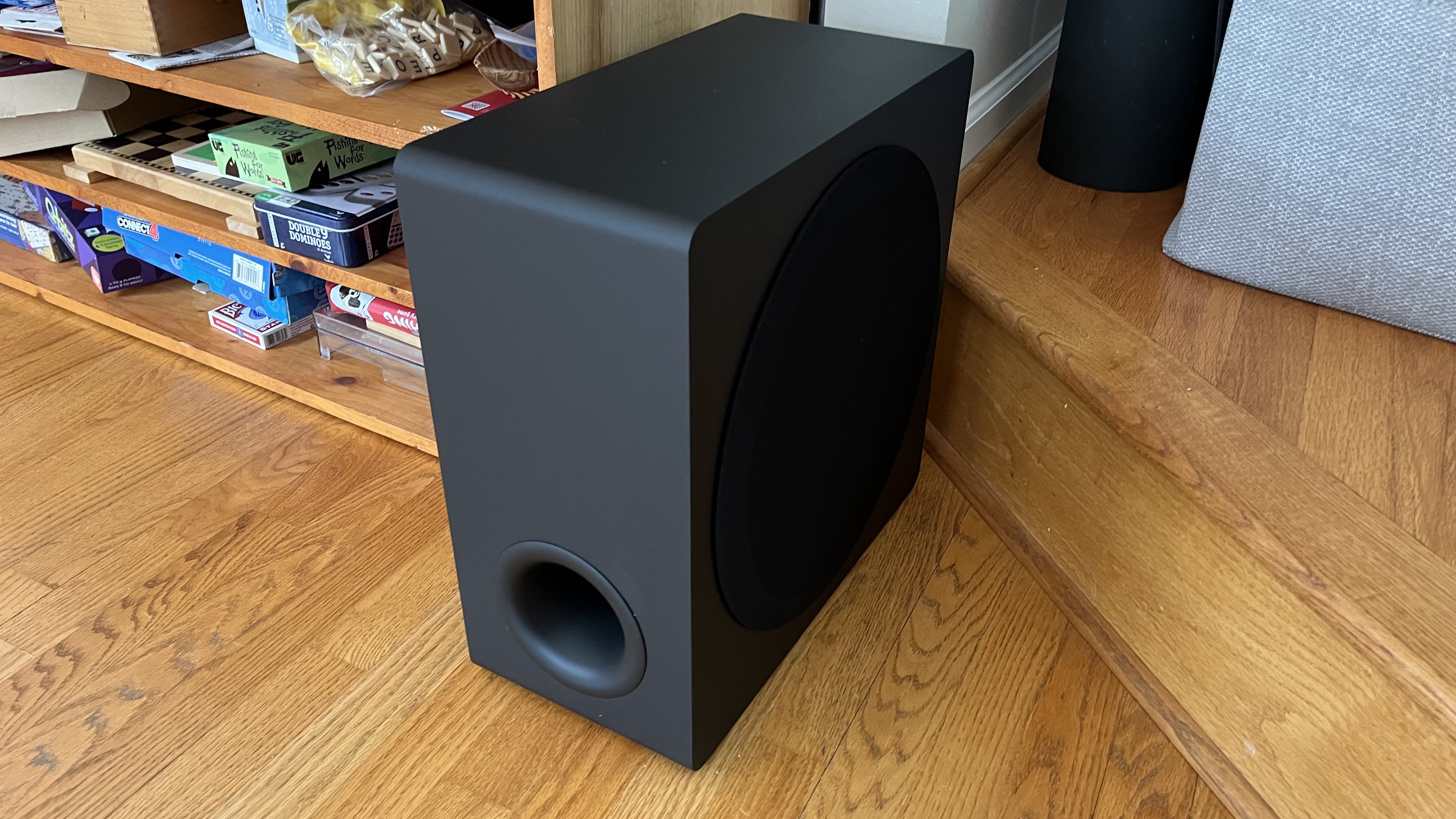 LG S95AR subwoofer on floor