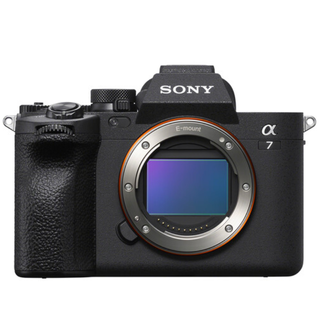 Sony A7 IV on a white background