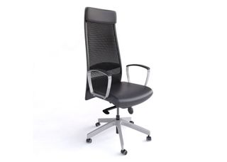 Product shot of Markus swivel chair, one of the best IKEA chairs