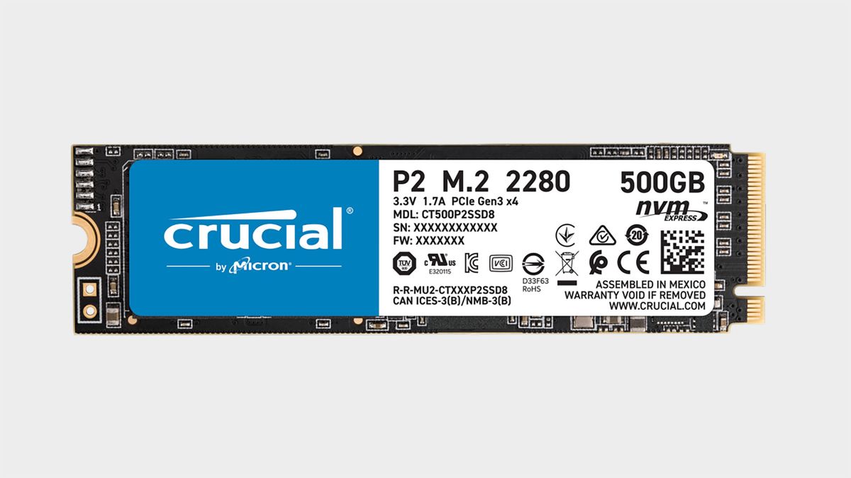 Crucial P2 500GB PCIe M.2 SSD review | PC Gamer
