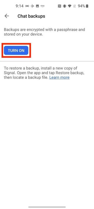 How To Enable Automatic Signal Backups Android 3