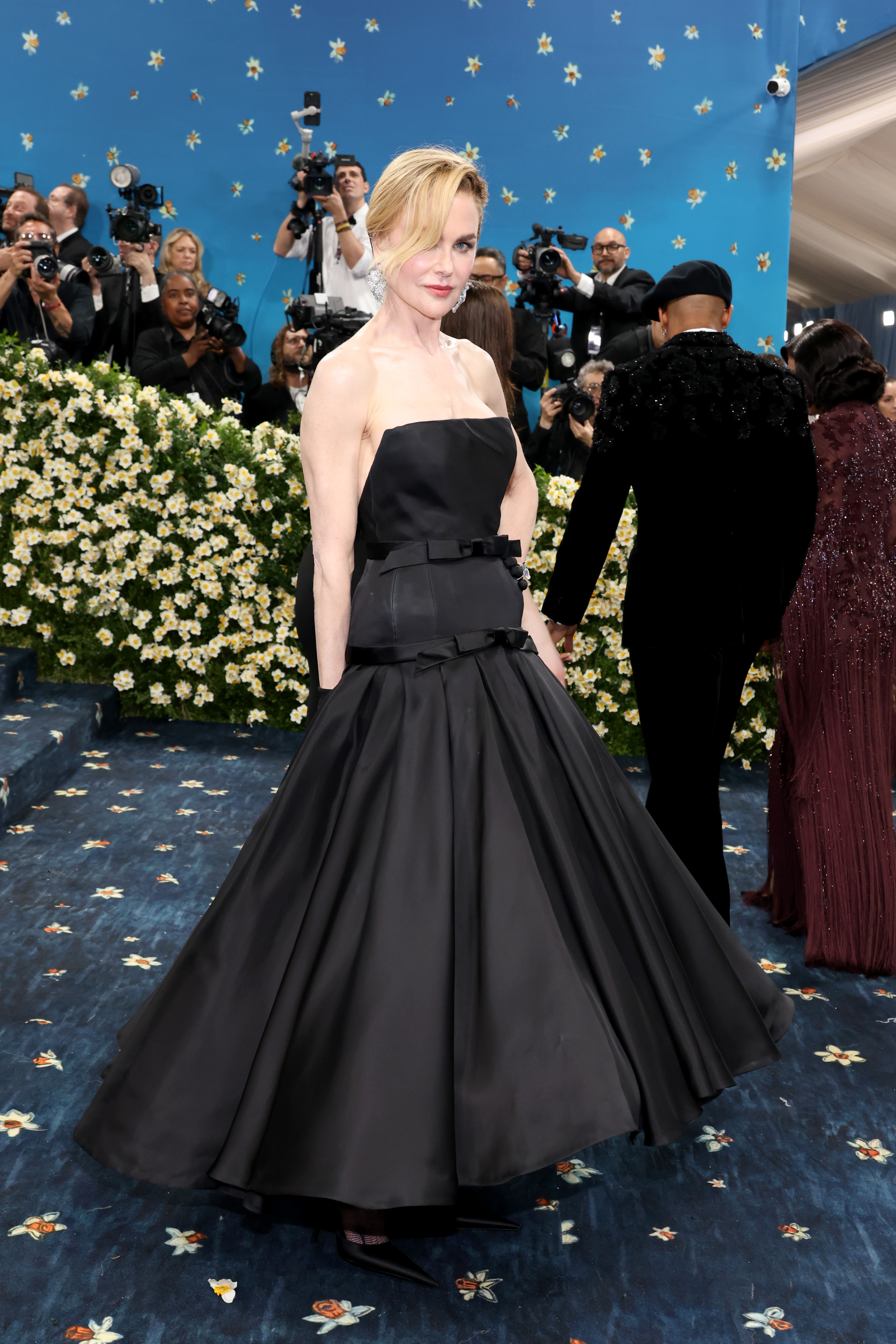 Nicole Kidman attends the 2025 Met Gala Celebrating "Superfine: Tailoring Black Style" at Metropolitan Museum of Art on May 05, 2025 in New York City. (Photo by John Shearer/WireImage)