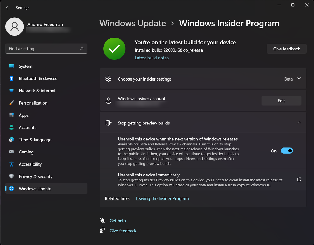 How to Turn off Windows 11 Preview Builds Before the Official Version ...