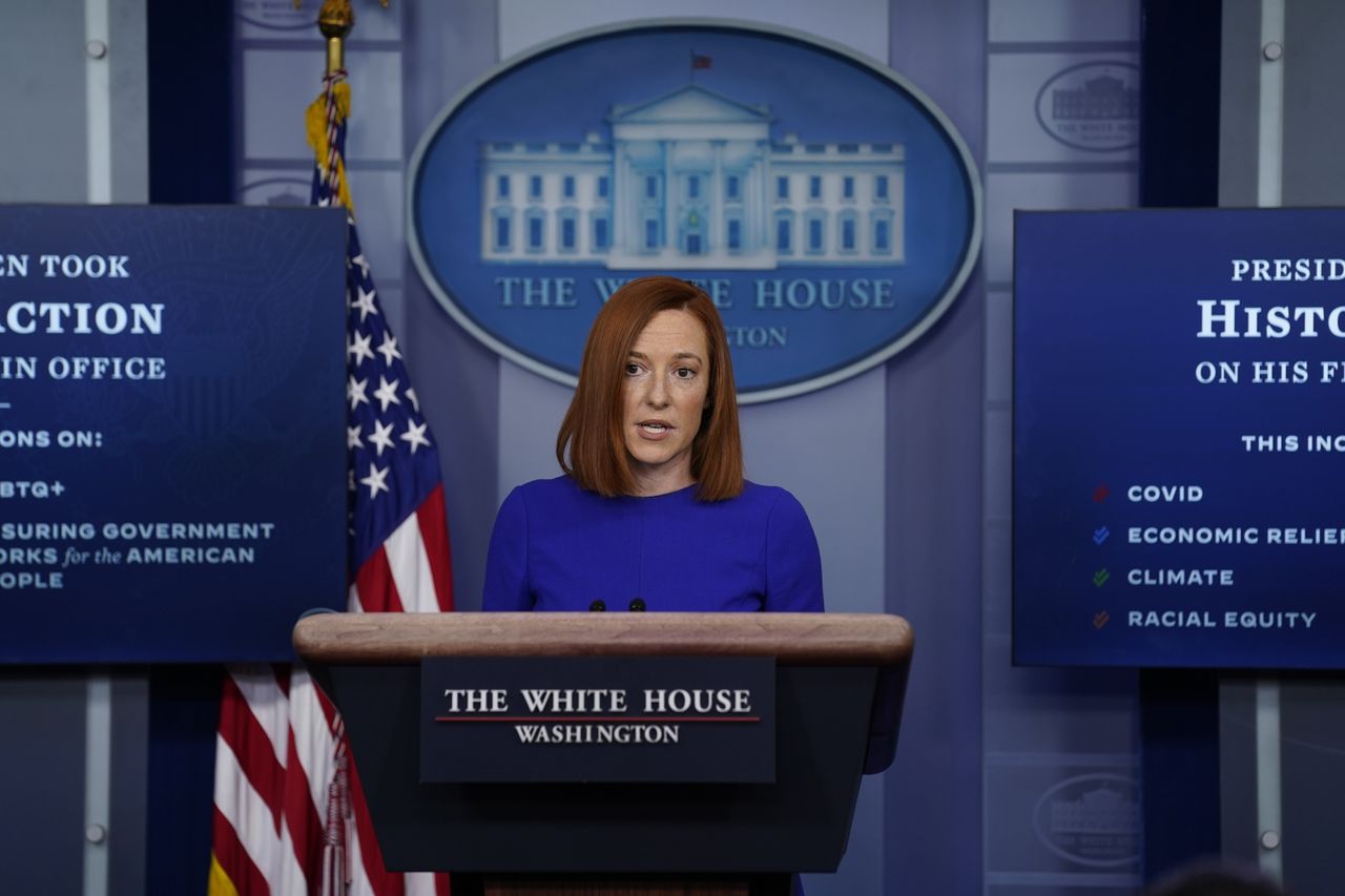 White House Press Secretary Jen Psaki.