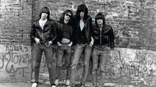Ramones as pictured for their first album cover