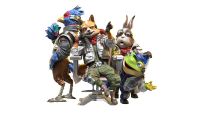 Animals in Space suits for a Star Fox game