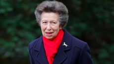 Princess Anne attends Sunday service at St Peter's Church, Wolferton on the Sandringham Estate on January 25, 2026