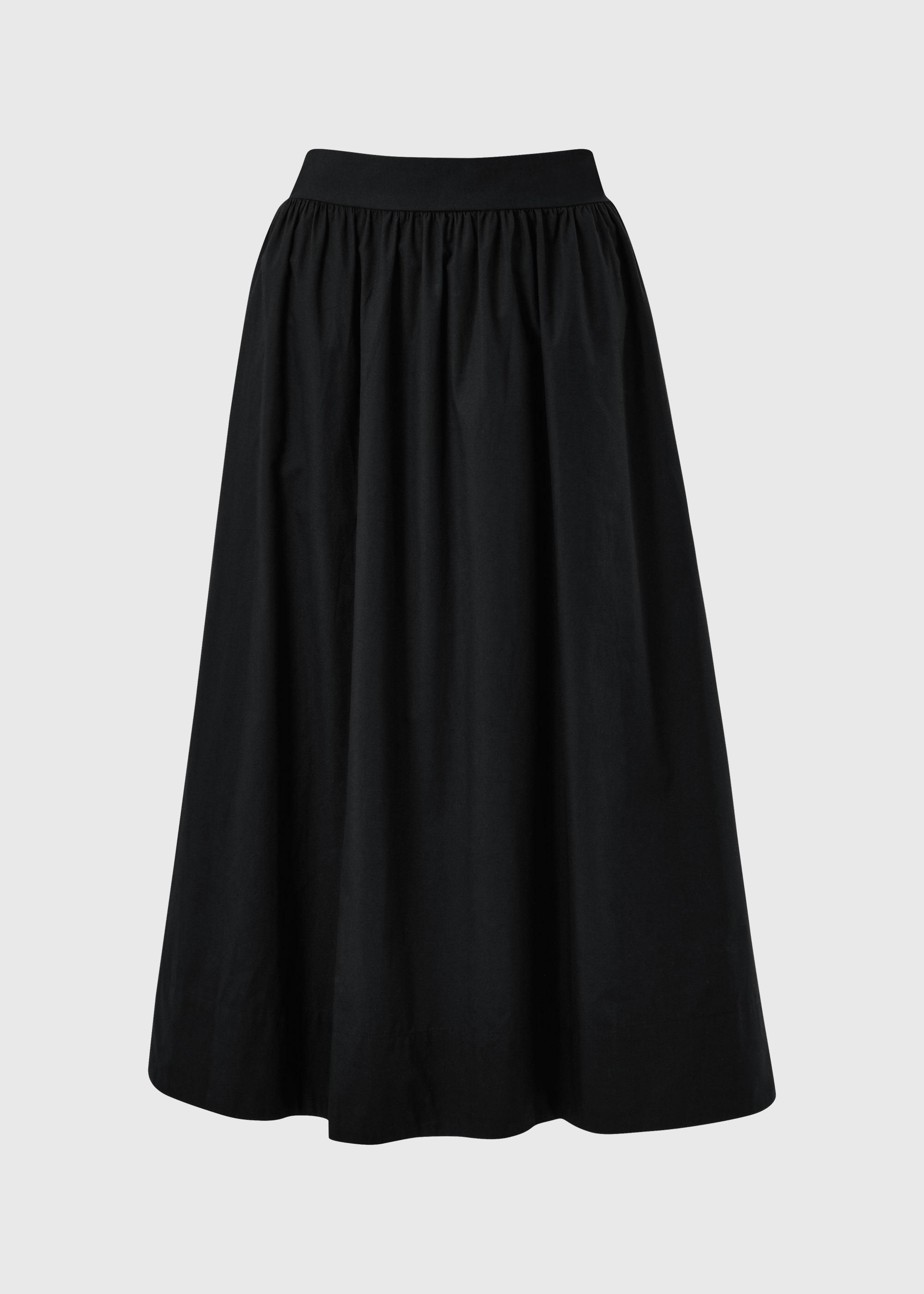 Matalan, Black Poplin Maxi Skirt