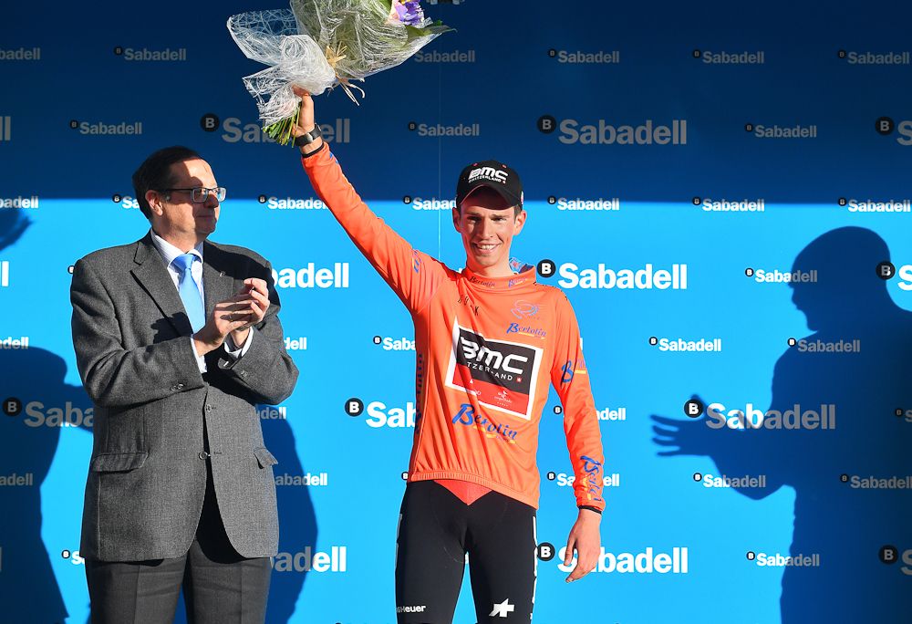 Manuel Senni in red at the Volta a La Valenciana