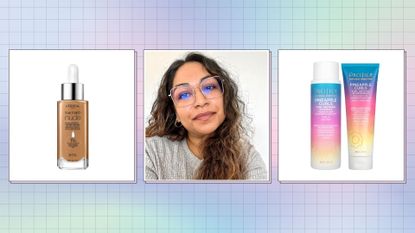 L’Oréal Paris True Match Nude Hyaluronic Tinted Serum, beauty editor Aleesha Badkar, Pacifica Beauty Pineapple Curls Defining Shampoo and Conditioner