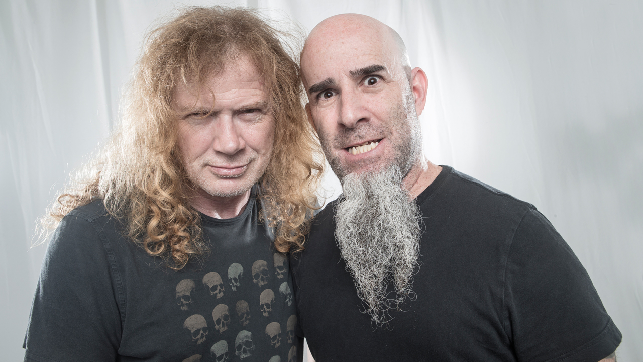 a portrait of dave mustaine and scott ian together