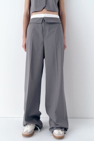 Zara, Turned-Down Waist Trousers