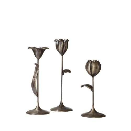 Lulu &amp;amp; Georgia, Olivia Floral Candlesticks (Set of 3)