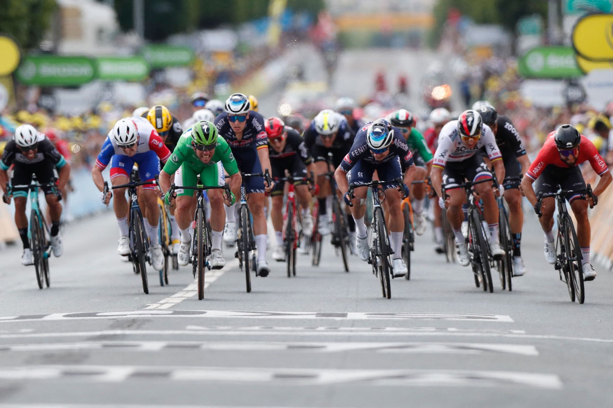 Mark Cavendish wins stage six of the 2021 Tour de France