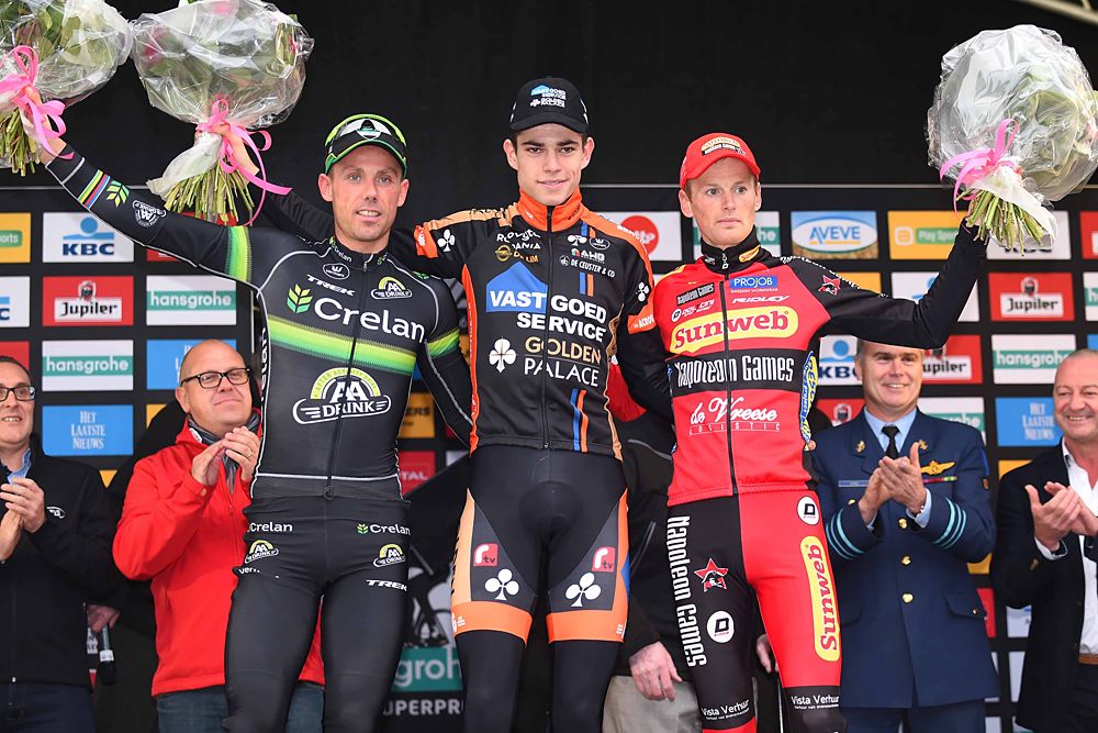 Wout Van Aert (Vastgoedservice Golden Palace Ct) wins Superprestige in Gavere