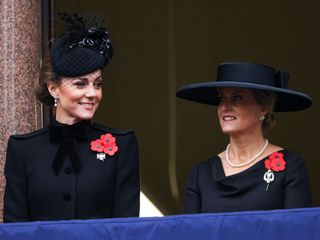 The Princess of Wales and Sophie, Duchess of Edinburgh, attend the royal Remembrance Day proceedings