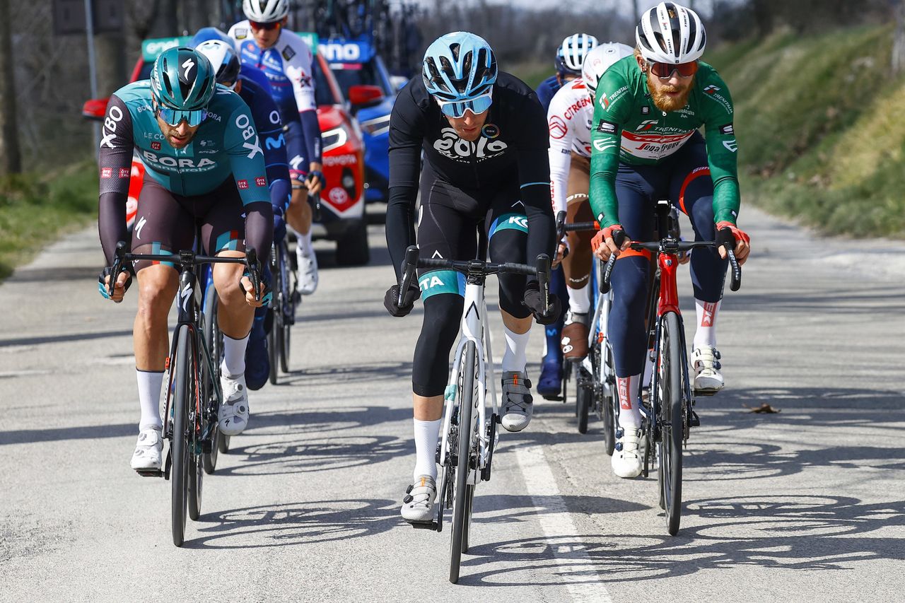 Tirreno Adriatico 2022 - 57th Edition - 6th stage Apecchio - Carpegna 215 km - 12/03/2022 - Davide Bais (ITA - EOLO - Kometa) - photo Luca Bettini/SprintCyclingAgency&Acirc;&copy;2022