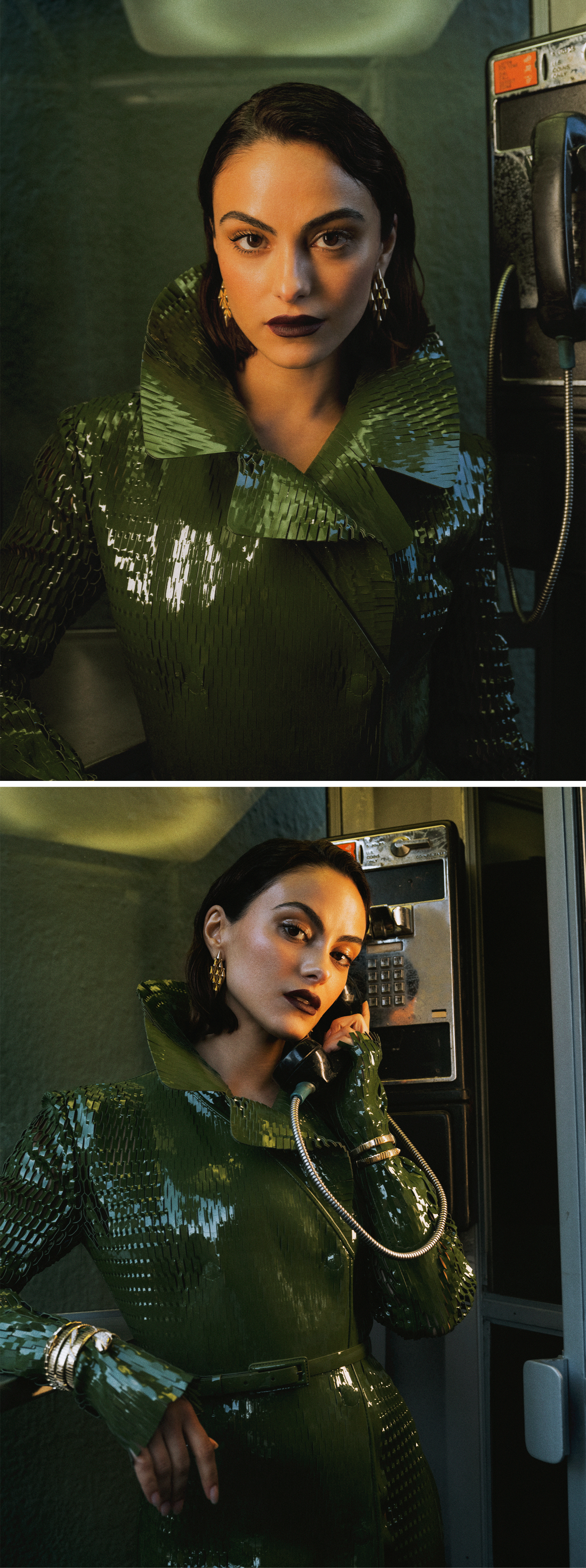 Who What Wear June 2026 cover star Camila Mendes during a photoshoot.