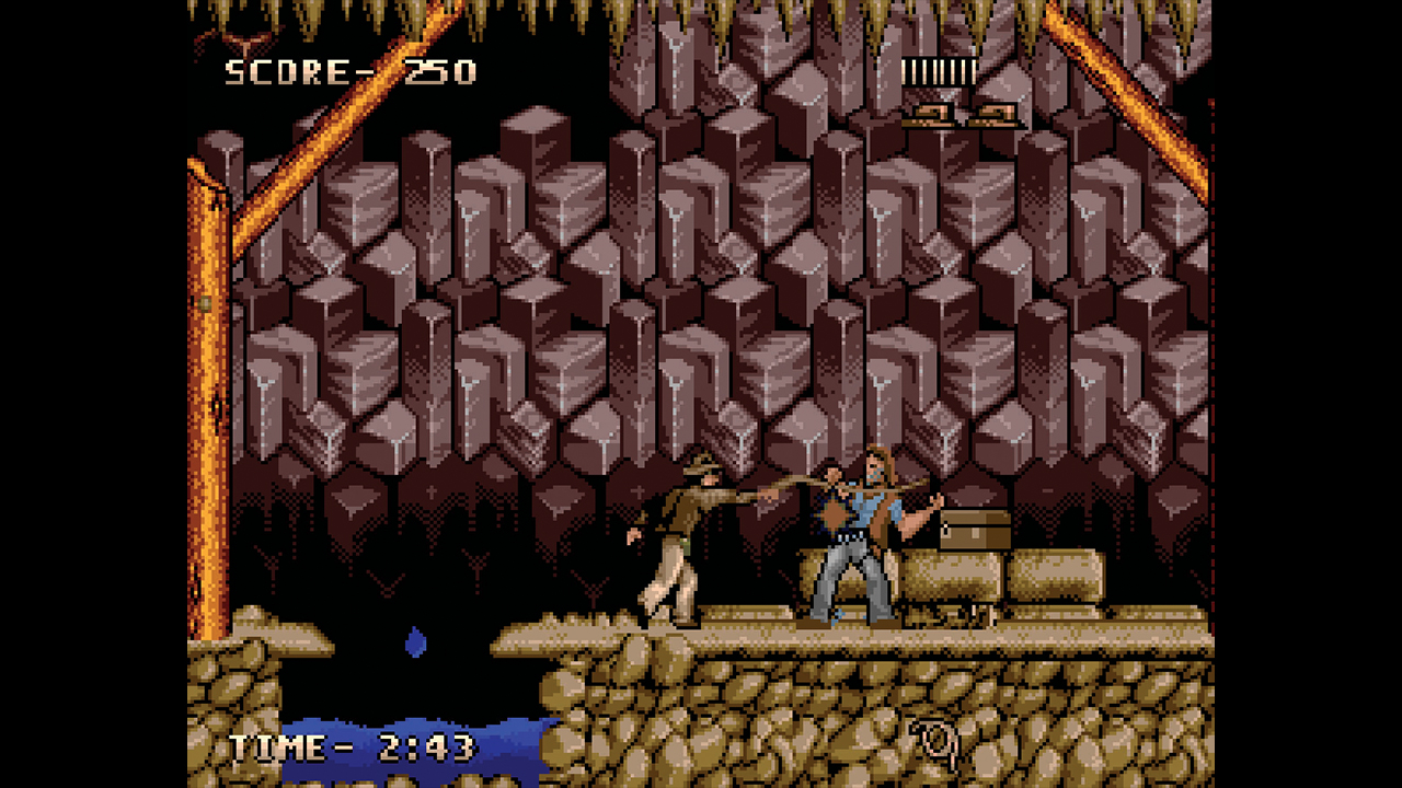 Indy whips an enemy in the Sega Mega Drive/Genesis version of Indiana Jones and the Last Crusade - from Retro Gamer magazine