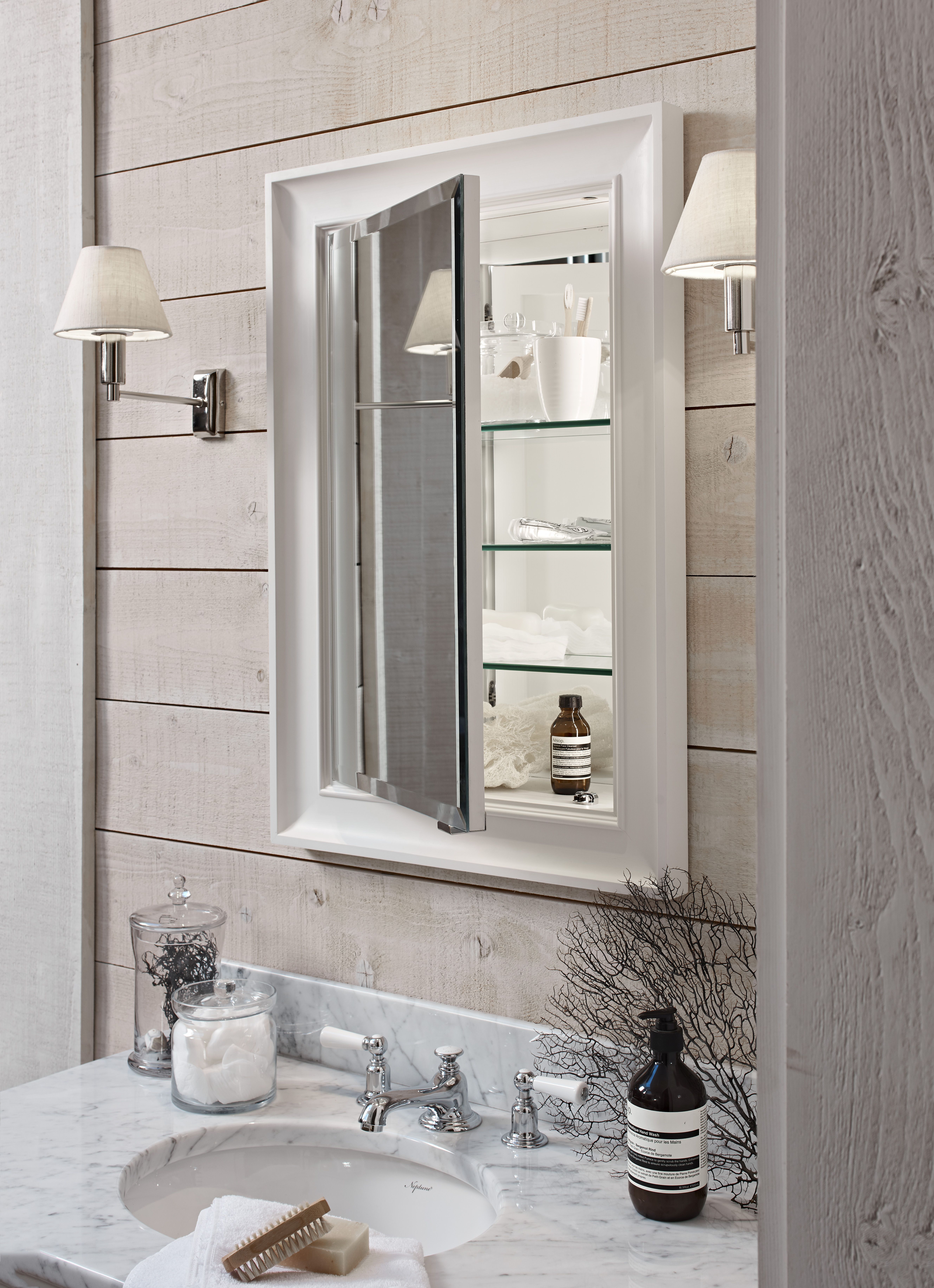 Jarrow mirrored wall cabinet is perfect for small bathroom storage