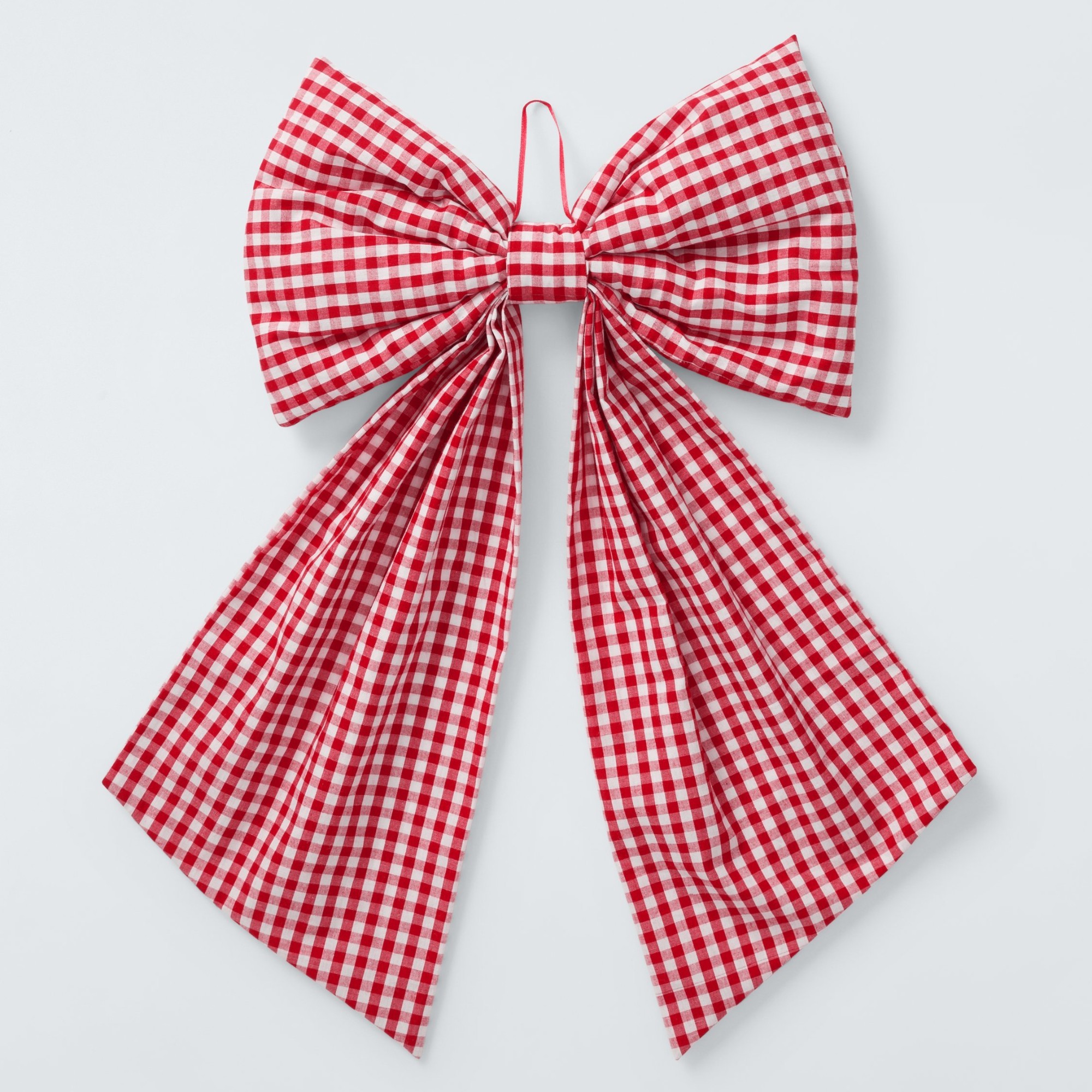 John Lewis 60cm Red Gingham Bow &amp;pound;15