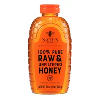 Nate's 100% Pure, Raw & Unfiltered Honey (32 oz)