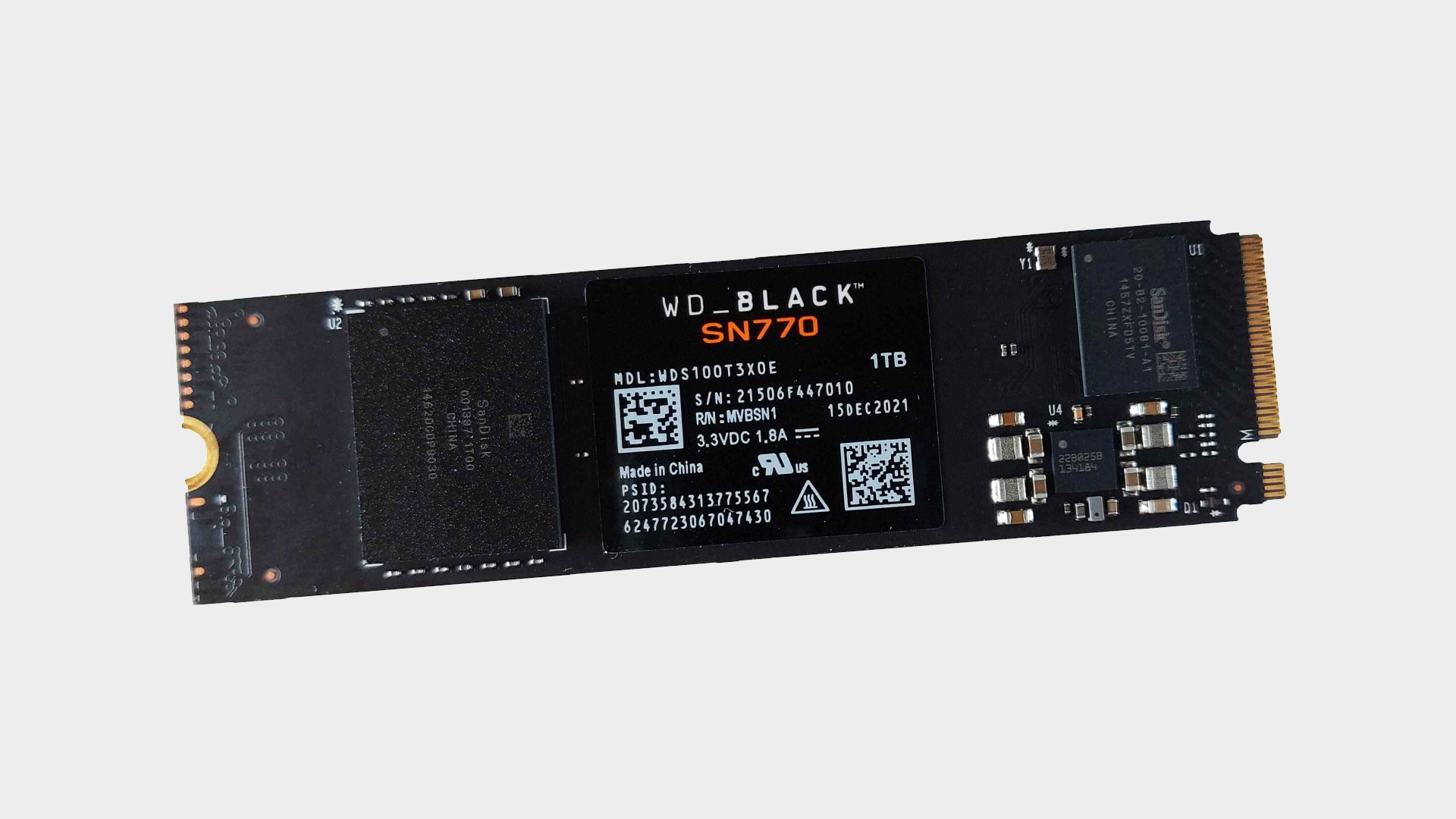 HD SSD 1TB WD BLACK SN770 M.2 NVME GEN4 5150MB/S