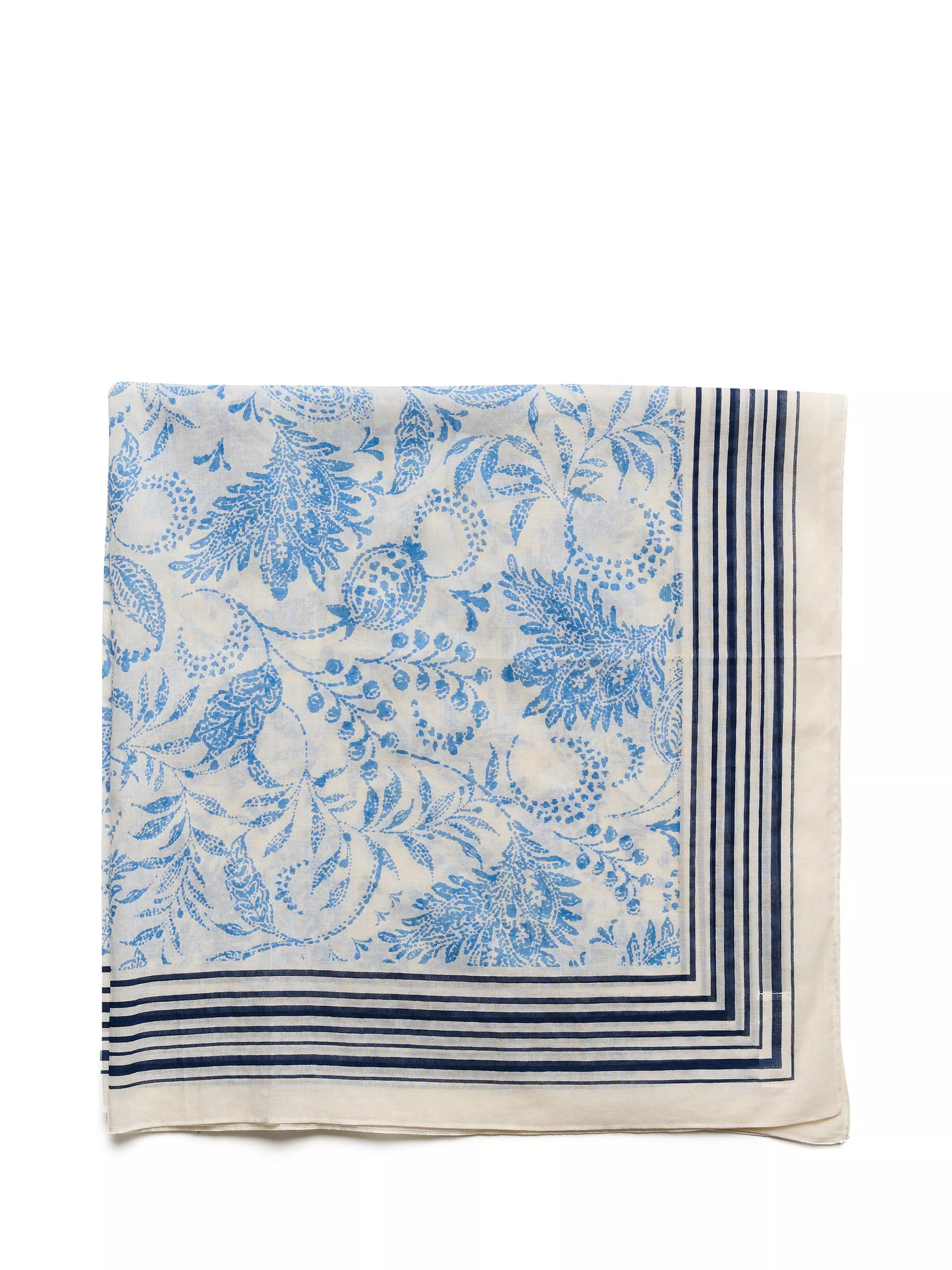 Part Two Loui Paisley Scarf, Blue/multi