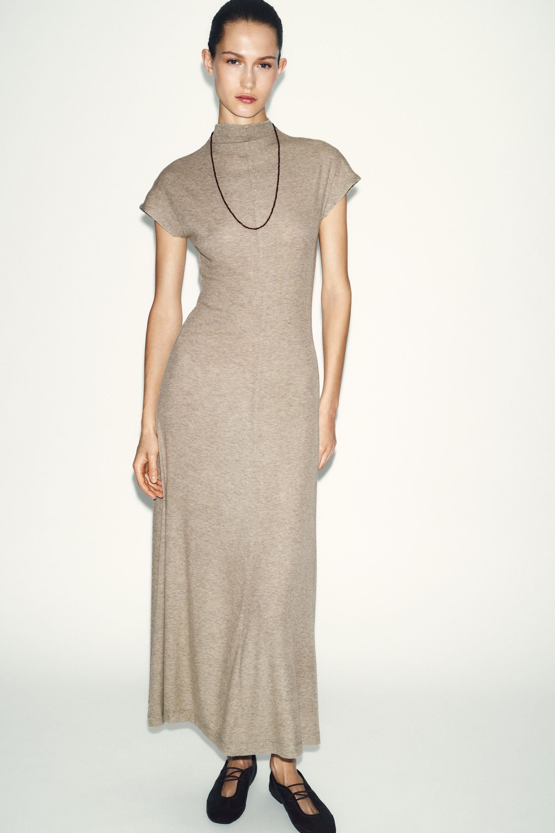 High Neck Maxi Dress