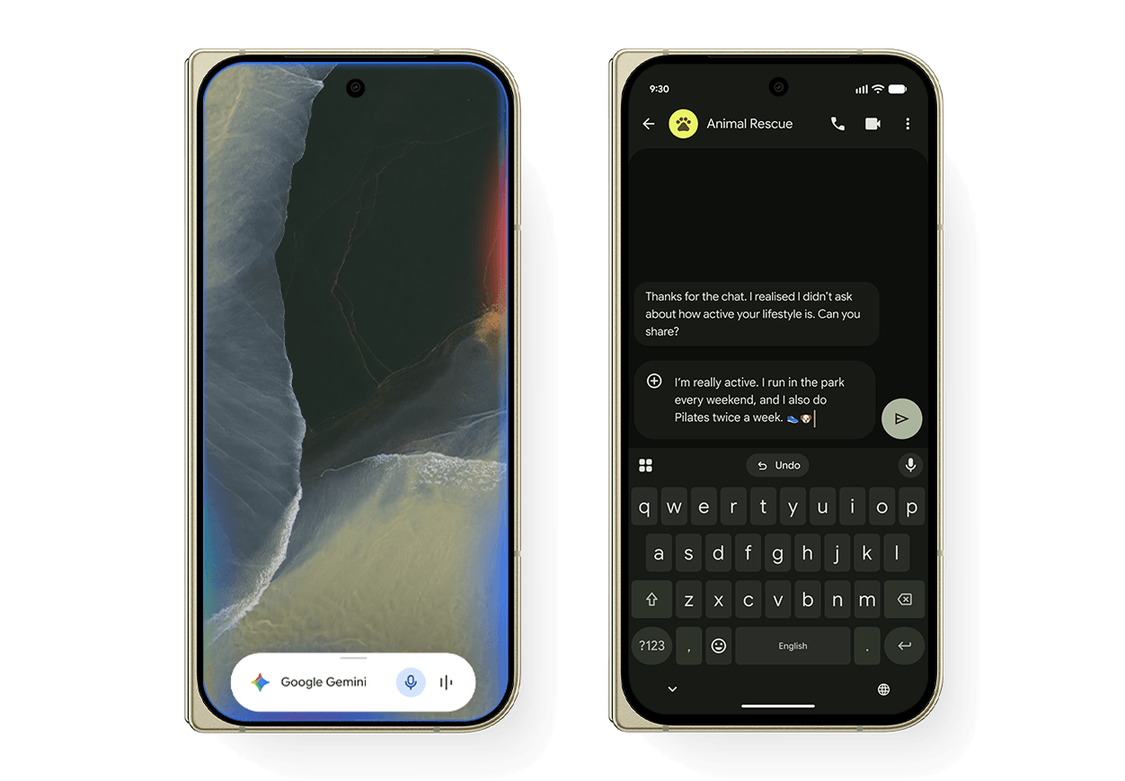 Leaked image of the Google Pixel 11 Pro Fold