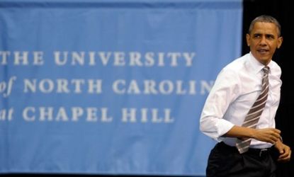 President Obama visits the University of Chapel Hill April 24