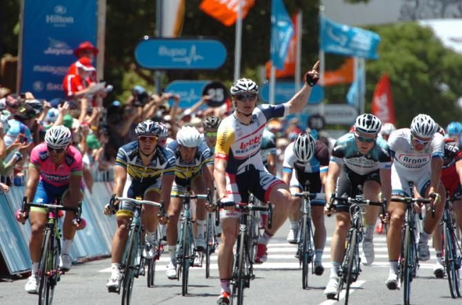 Stage win number 13 for Andre Greipel (Lotto Belisol) at the Tour Down Under
