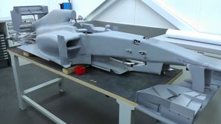 Marussia F1 50 per cent scale model