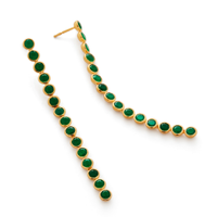 Gemstone Cocktail Earrings, £250 | Monica Vinader x Kate Young