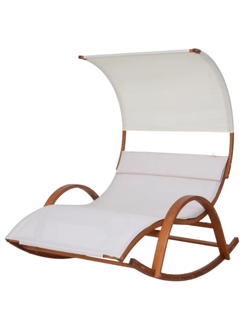 Outdoor Cedar Wood Patio Lounge Chair