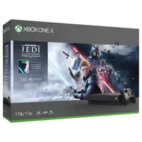 Xbox One X 1TB | Star Wars&nbsp;Jedi: Fallen Order&nbsp;Deluxe Edition download | Xbox Game Pass + Xbox Live Gold one month trial | One month of EA Access | Was: £349 &nbsp;| Now: £259 | Save: £90
Microsoft Store