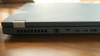 Lenovo ThinkPad P15 back ports