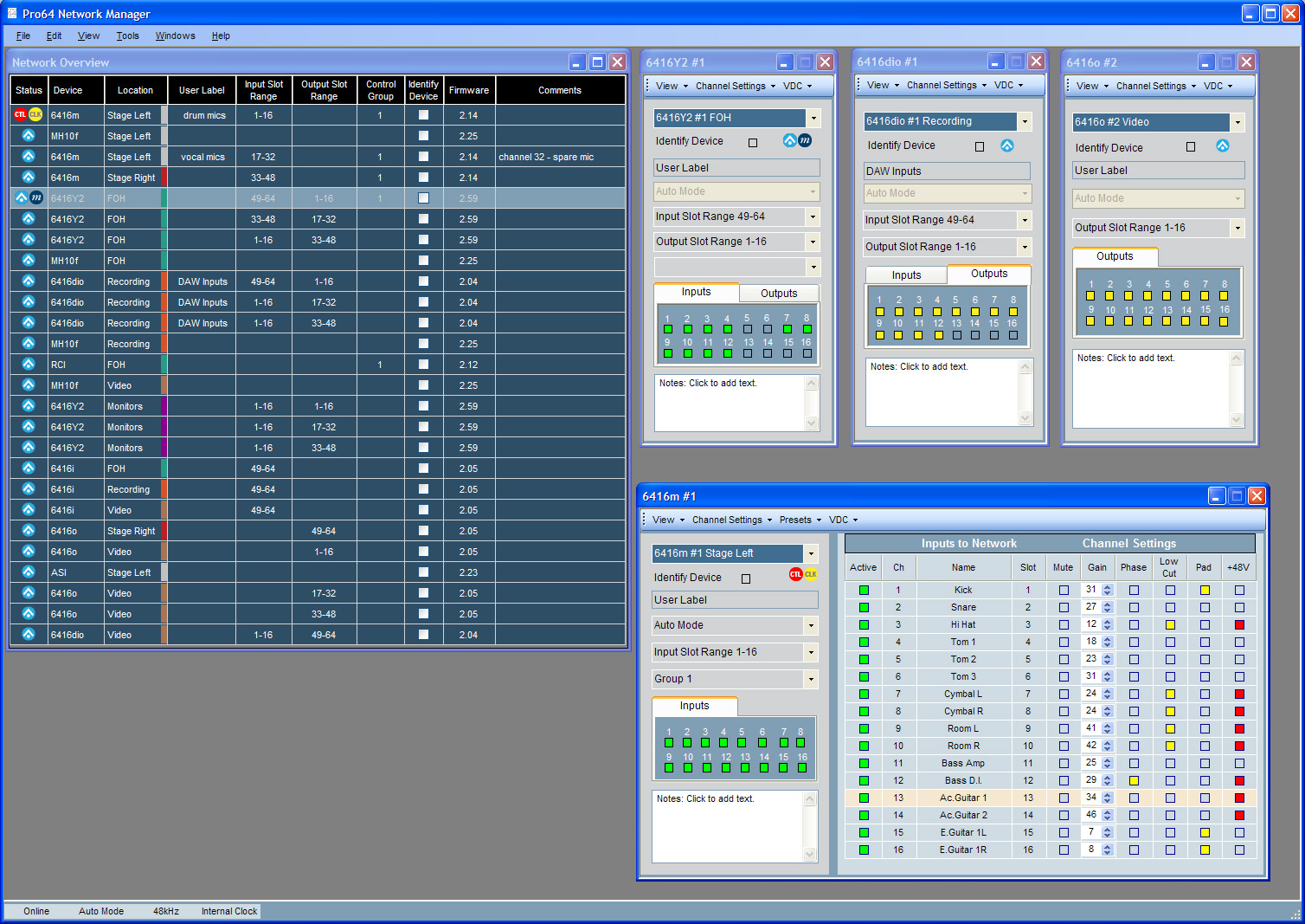 Aviom Introduces Pro64 Network Manager At Infocomm 2009