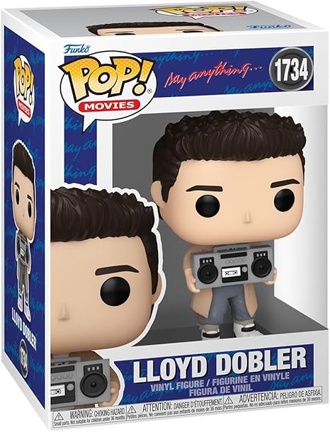 The packaging for a Say Anything Lloyd Dobler Funko Pop Vinyl figure. 