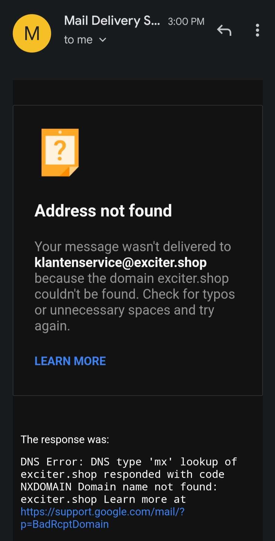 exciter shop