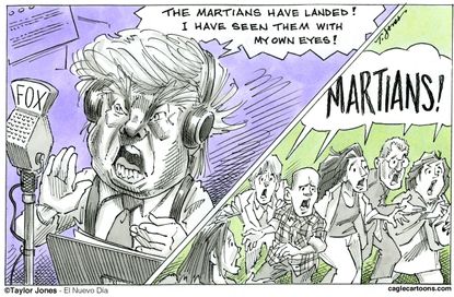 Editorial cartoon U.S. Donald Trump Supporters